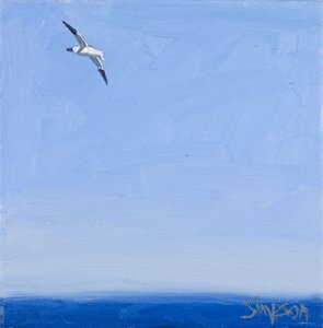 طائر الأطيش، 2010 (زيت على قماش)
