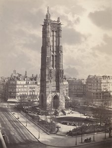 جولة سانت جاك لا بوشيري في باريس ، كاليفورنيا. 1867. بواسطة تشارلز سولييه