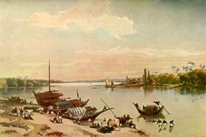 باراكبور - على نهر الغانج بالقرب من كالكوتا ، 1840 ، 1901. بواسطة تشارلز ستيوارت هاردينج