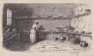 أحد منتجات الألبان ، من Le Magasin Pittoresque ، كاليفورنيا. 1852. بواسطة شارل تميسير