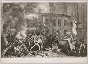 اقتحام الباستيل ، 14 يوليو 1789 ، 1790. بواسطة تشارلز ثيفينين