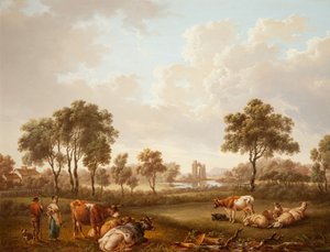 مناظر طبيعية بأشكال ، 1812 بواسطة تشارلز تاون