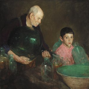 زيت التكرير ، ج .1910 بواسطة تشارلز ويبستر هوثورن