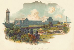 قصر كريستال ، سيدنهام ، c1890 بواسطة تشارلز ويلكنسون