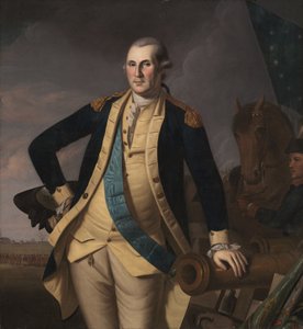 جورج واشنطن في معركة برينستون ، ج. 1779 (زيت على قماش) بواسطة تشارلز ويلسون بيل