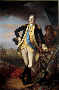 Portrait of George Washington (1732-1799) after the Battle of Princeton, January 3 بواسطة تشارلز ويلسون بيل