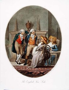 جانب النار الإنجليزي ، محفور من قبل PW Tomkins (1760-1840) (أكواتينت) (انظر أيضًا 64847 و 64848 و 64849) بواسطة تشارلز بعد أنسيل