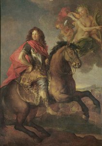 صورة أرماند جان فيجنروت ، دوك دي ريشيليو في حصار كاستيلاماري في عام 1647 بواسطة شارل دي لا فوس