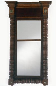 النظر إلى الزجاج ، ج. 1830-1837 (الماهوجني والكرز ؛ الصنوبر الأبيض الشرقي والقيقب الناعم والنحاس والزجاج المرآة) بواسطة تشارلز ديل فيكيو