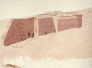 Giorgis I ، Lalibela ، إثيوبيا ، 1996 (مرحاض على ورق) بواسطة تشارلي ميلار