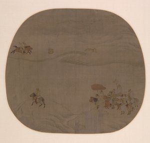 مطاردة الخريف ، ج. 1201-4. بواسطة تشن Juzhong