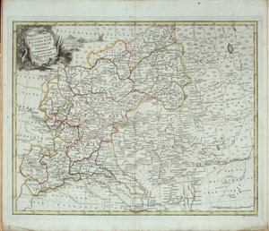 خريطة عامة لمحافظة قازان ، 1779.