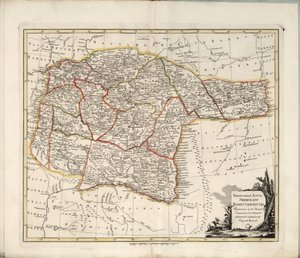خريطة عامة لمحافظة أوفا ، 1791.