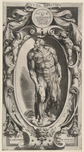 القديس يوحنا المعمدان بواسطة Cherubino Alberti after Michelangelo