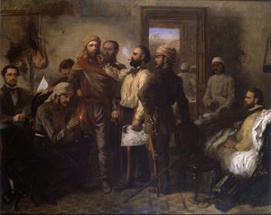 توماس هنري كافاناغ (1821-1882) متنكراً كمواطن خلال التمرد الهندي في حصار لكناو ، 9 نوفمبر 1857 ، 1860