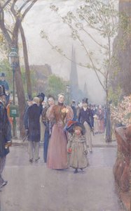 التجمع الخامس ، 1890 (ألوان مائية على ورق)