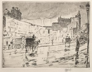 اللوحات الإعلانية ، نيويورك ، 1896. بواسطة تشايلد حسام