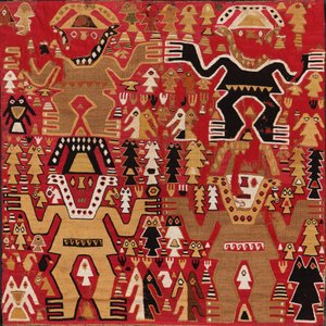 نسيج احتفالي بواسطة أسلوب Chimú