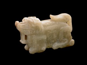 مستلق الحيوان ، 1700-1800 بواسطة المدرسة الصينية