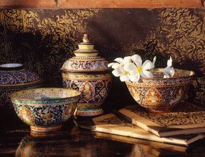 فخار بنشارونج (سيراميك) بواسطة المدرسة الصينية
