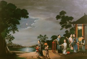 مهرجان منتصف الخريف ، c.1800
