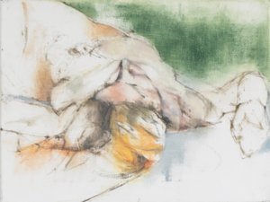 ماريا، دراسة رسم حياة، 2018، (زيت على قماش من الكتان) بواسطة تشينغ فان تسو