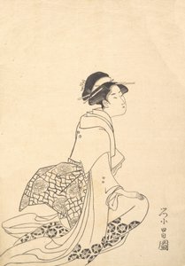 راكع امرأة. بواسطة Chokosai Eiso
