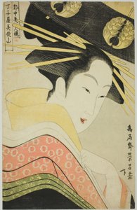 Misayama f te cho time ، from te serie s bear uchi picture s f te sense d kua r hand r (مقارنة بين كل امرأة جميلة) بواسطة Chokosai Eiso