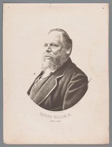 صورة ويليام الثالث ملك هولندا الملك وليام الثالث 1849-1874 (العنوان على وجوه) بواسطة كريستيان بوس