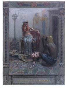 كليوباترا ، مشهد من "أنتوني وكليوباترا" بقلم ويليام شكسبير (1564-1616)
