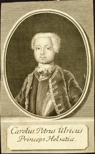 صورة للدوق كارل بيتر أولريش من هولشتاين جوتورب 1728-1762 ، 1734. بواسطة كريستيان فريدريش فريتشش