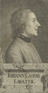 صورة للشاعر والفسيولوجي يوهان كاسبار لافاتير 1741-1801 ، 1773. بواسطة كريستيان فريدريش فريتشش