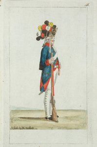 غرينادير من فوج Preobrazhensky ، 1793