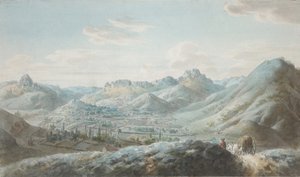 منظر لسلسلة جبال تاراكتاش في جبال القرم ، 1810
