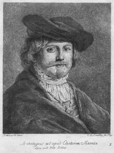 من الواضح أن ناخب ساكسونيا. Lipsicc في Duck Dobrizhoffer ، 1769 بواسطة كريستيان جوتفريد شولتز