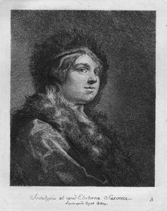 من الواضح أن ناخب ساكسونيا. Lipsicc في Duck Dobrizhoffer ، 1771 بواسطة كريستيان جوتفريد شولتز