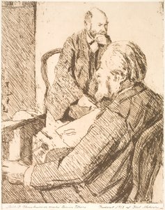 بول س. كريستيانسن يرسم ستيفنز بواسطة Christian Juel Madsen