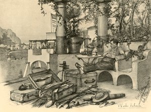 "الصفحة الرئيسية مرة أخرى" ، 1898. بواسطة كريستيان فيلهلم أليرز