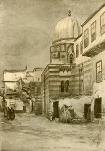 مسجد ، القاهرة ، مصر ، 1898. بواسطة كريستيان فيلهلم أليرز