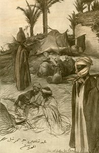 على ضفاف النيل بالقاهرة 1898. بواسطة كريستيان فيلهلم أليرز