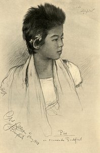 باو - فتاة مراهقة ، بانكوك ، 1898. بواسطة كريستيان فيلهلم أليرز