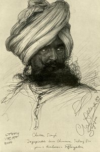 الحارس شاتر سينغ ، سنغافورة ، 1898. بواسطة كريستيان فيلهلم أليرز