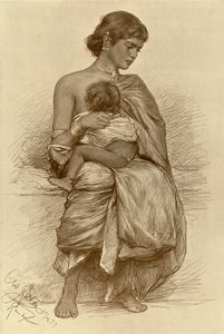 أم شابة ، كاندي ، سيلان ، 1898. بواسطة كريستيان فيلهلم أليرز