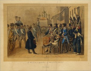 فيازما في 30 أغسطس 1812 ، 1820 بواسطة كريستيان فيلهلم فابر دو فور من