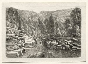 المياه في الجبال ، ج. 1790-1800.