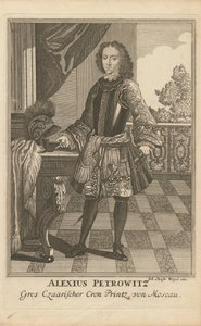 صورة تساريفيتش أليكسي بتروفيتش الروسي 1690-1718 ، 1710 بواسطة كريستوف ويجل