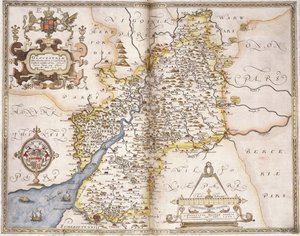 غلوستر (شاير) ، 1579 بواسطة كريستوفر ساكستون