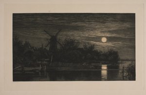 المساء المقمر في توبوك بواسطة Cilius Johannes Konrad Andersen