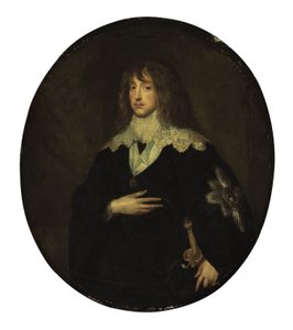 صورة شخصية للأمير تشارلز لويس، ناخب بالاتين (1617-1680) بصفته فارساً من رتبة فارس بواسطة دائرة أنتوني فان ديك