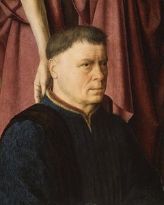 مانح مقدم من قبل القديس ، كاليفورنيا. 1460 - 65. بواسطة دائرة نوبات ديريك